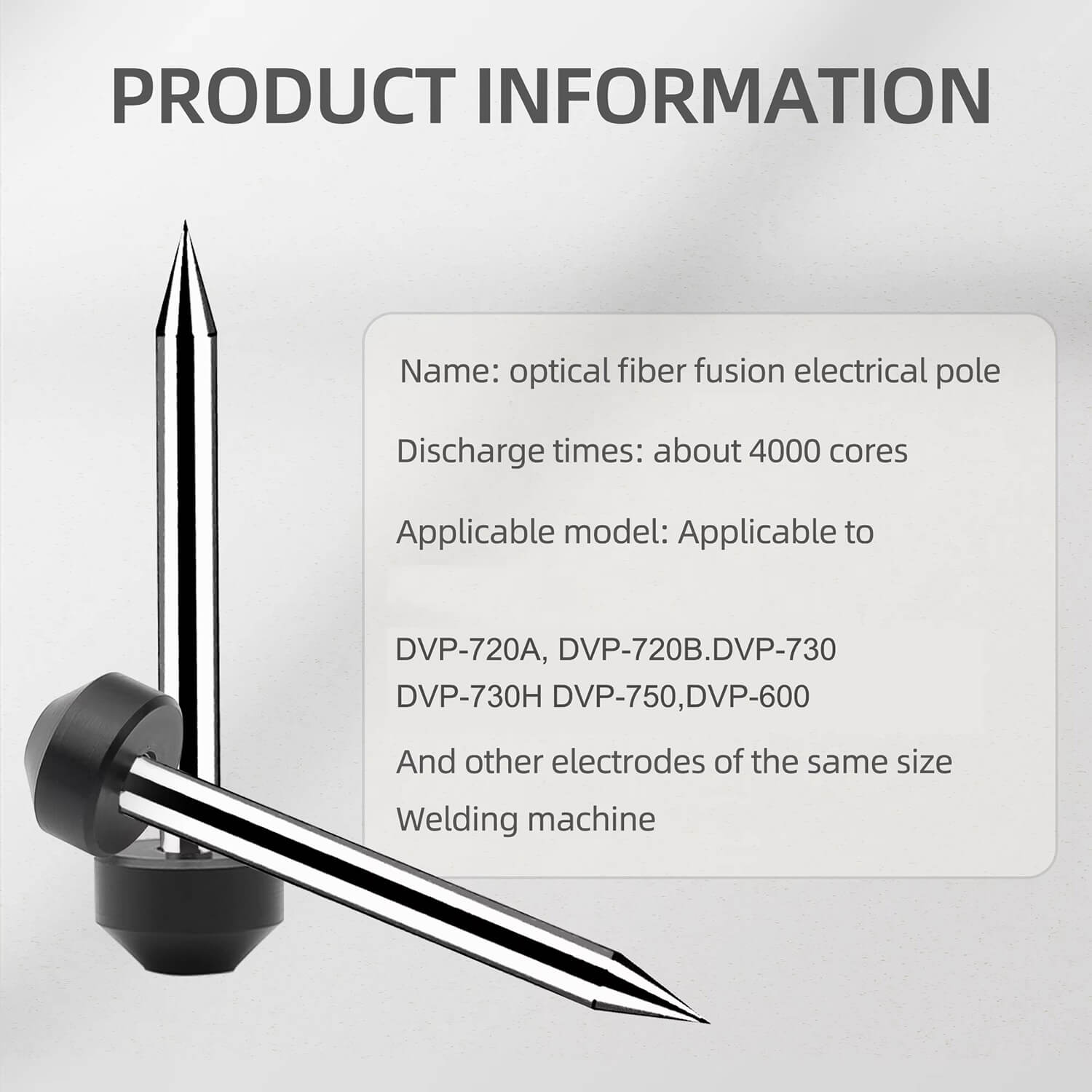 Fiber Optic Electrode for Fusion Splicer