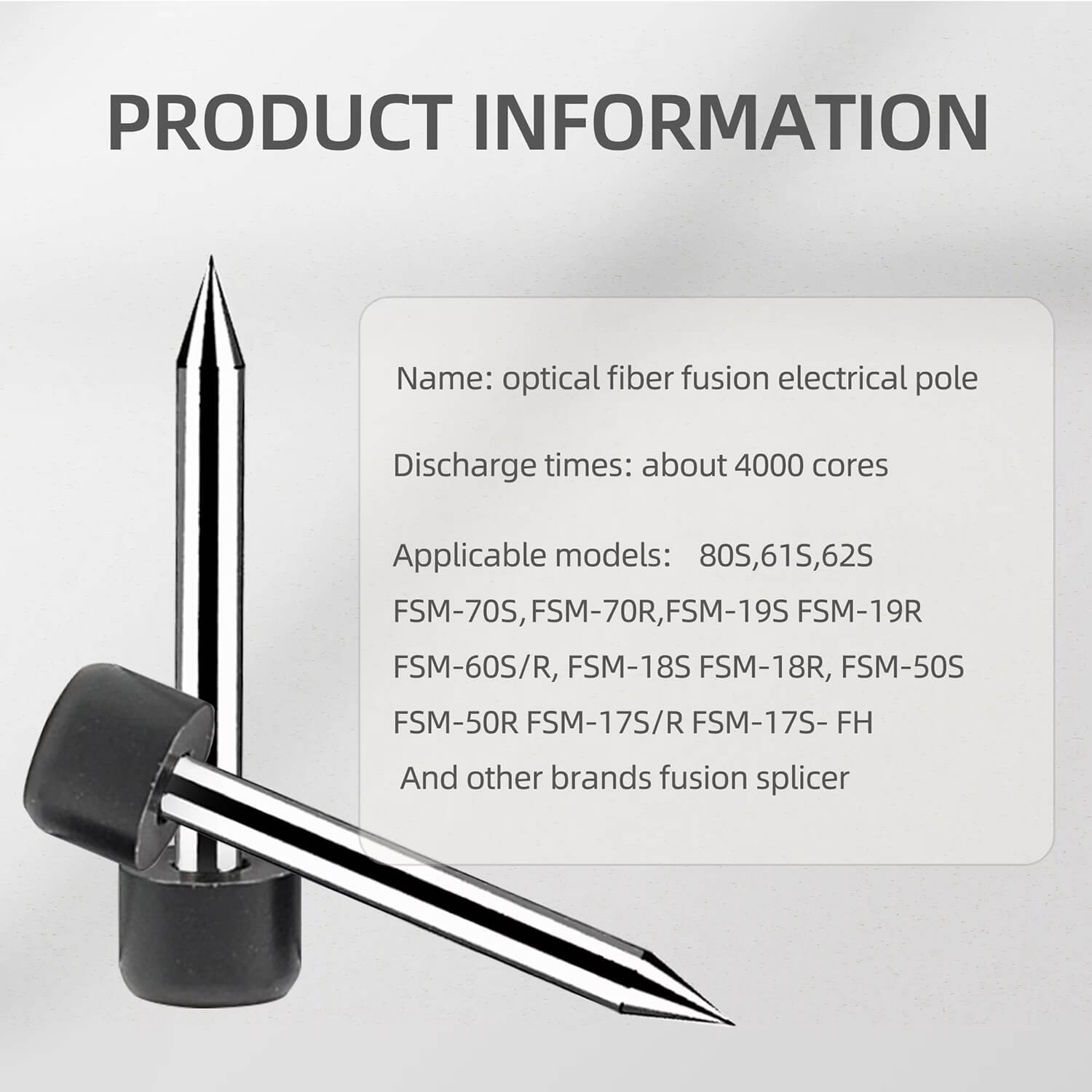 Fiber Optic Electrode for Fusion Splicer