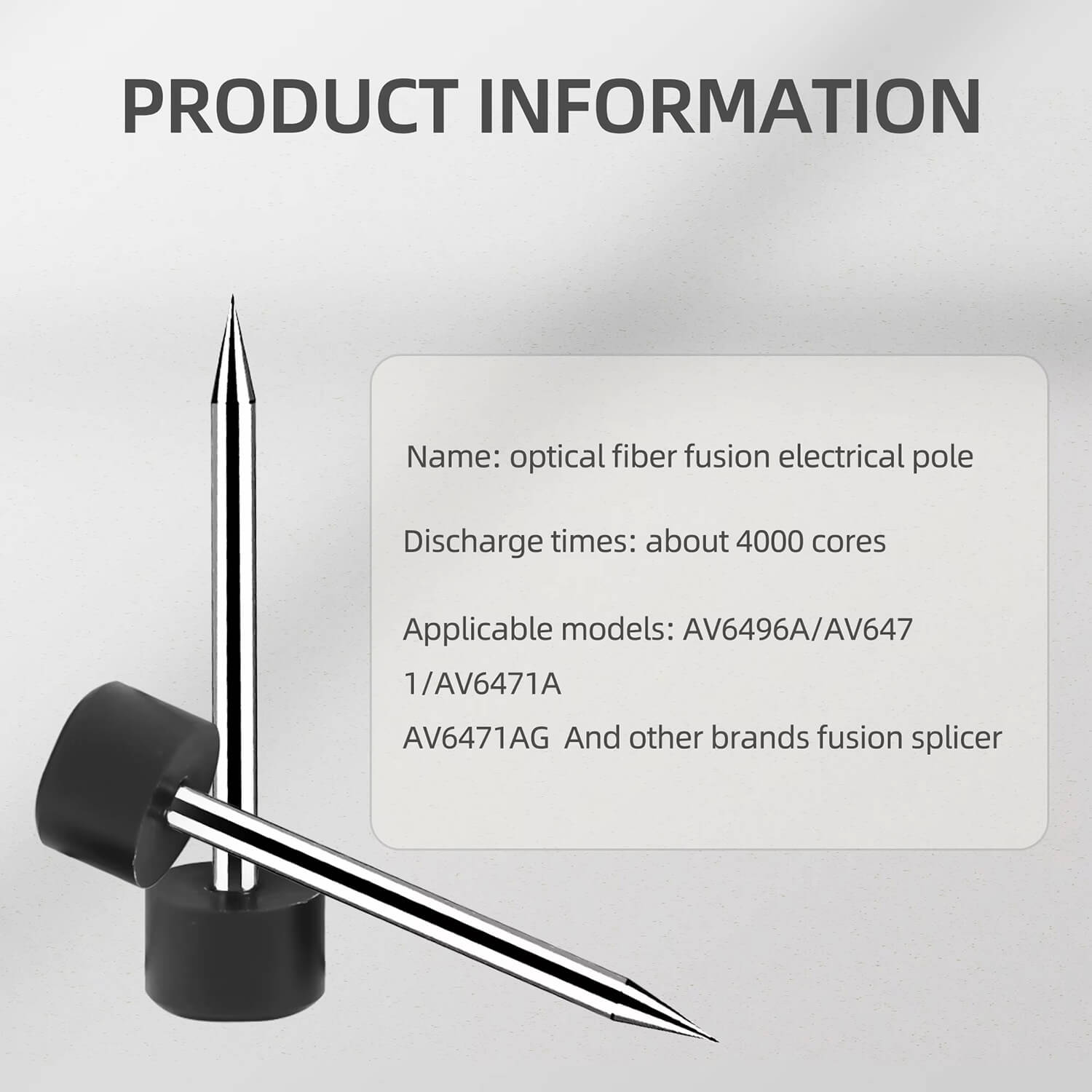 Fiber Optic Electrode for Fusion Splicer