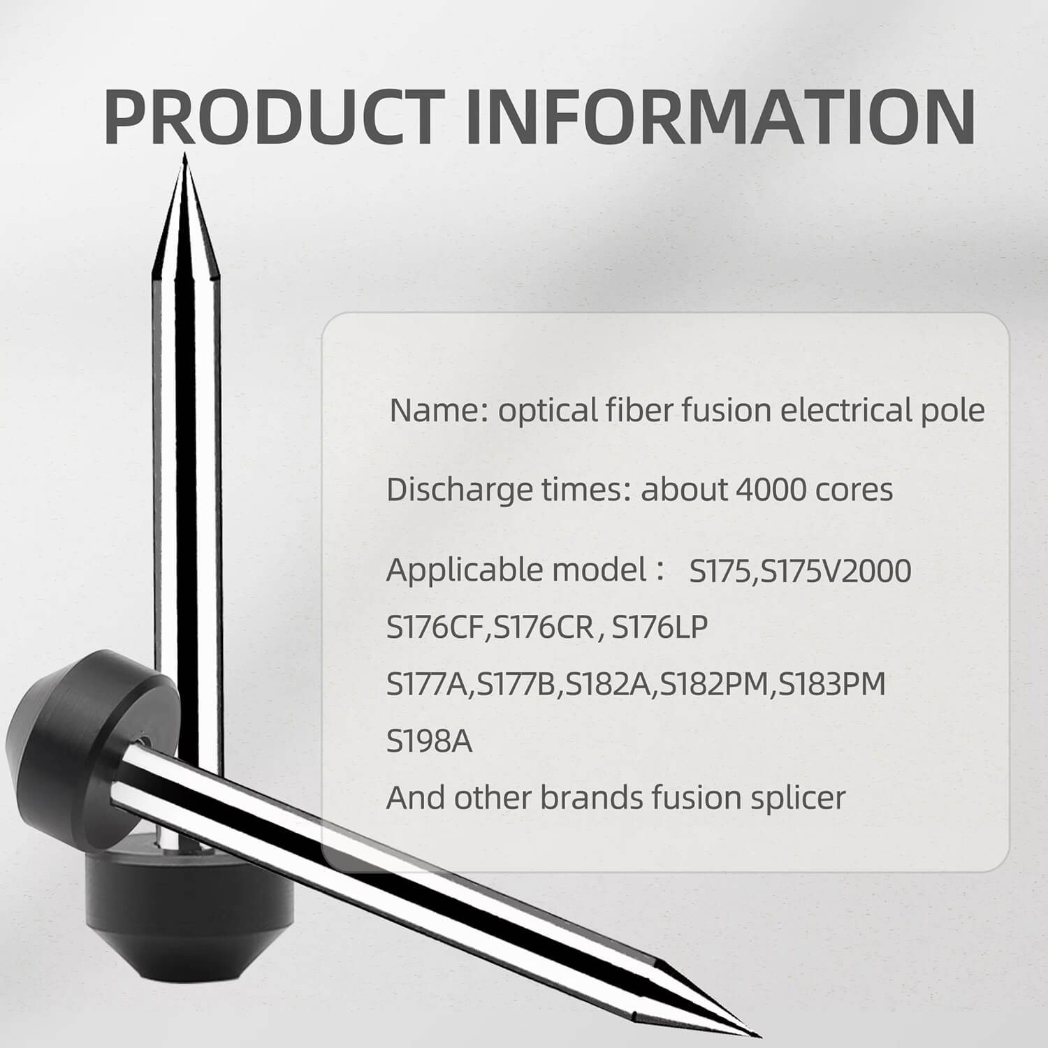 Fiber Optic Electrode for Fusion Splicer