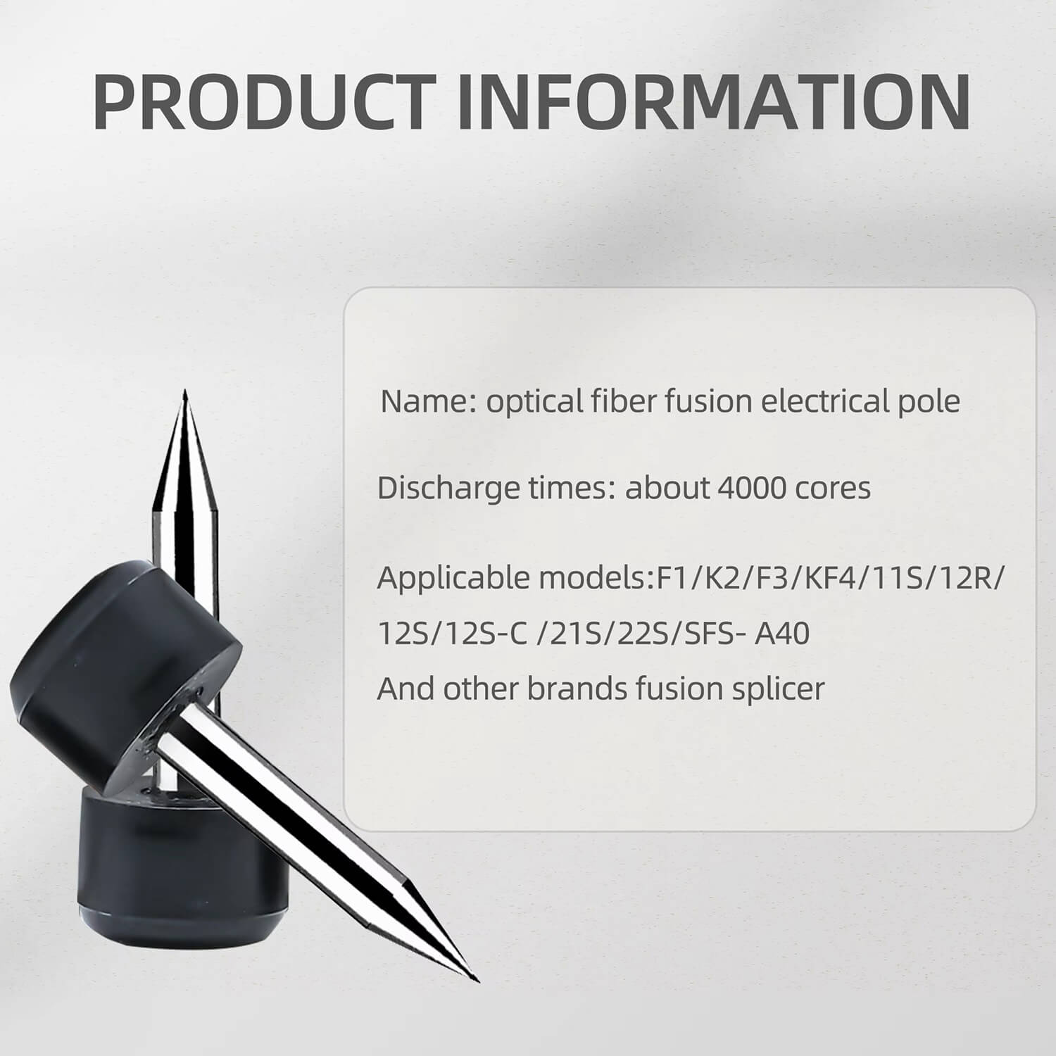 Fiber Optic Electrode for Fusion Splicer