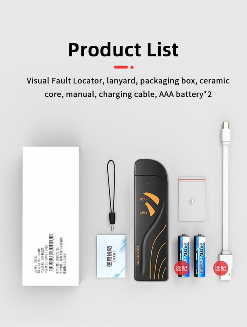 B3A visual fault locator