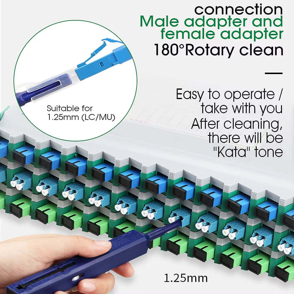 Fiber Optic Cleaning Pen for 1.25mm LC MU