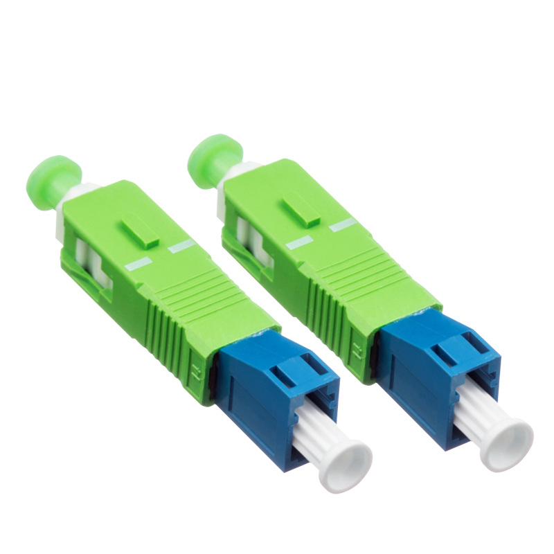 SC/APC Male to LC/UPC Female Fiber Optic Adapter