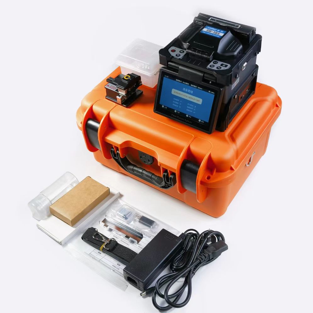 Professional 6 motors ARC Fiber Fusion Splicer SR-18S