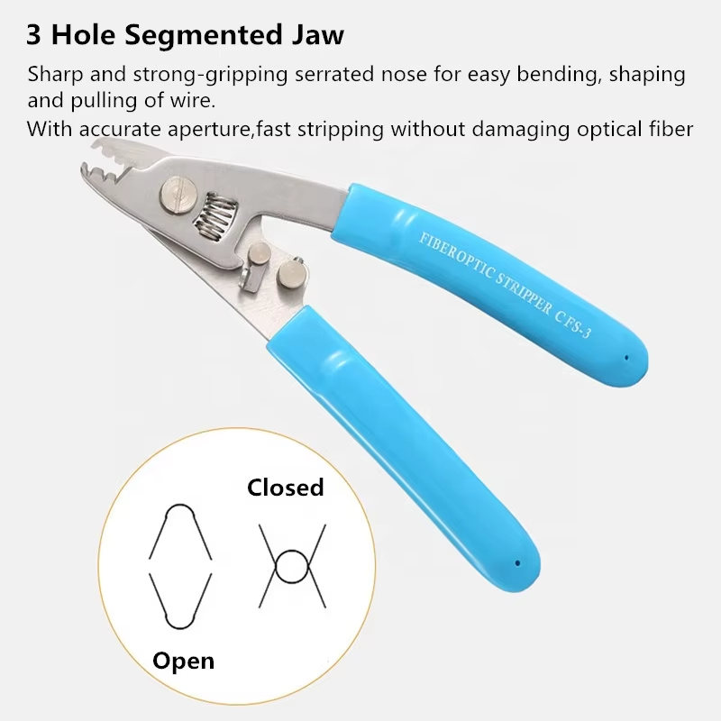 Stainless Steel 3 Port Fiber Stripper