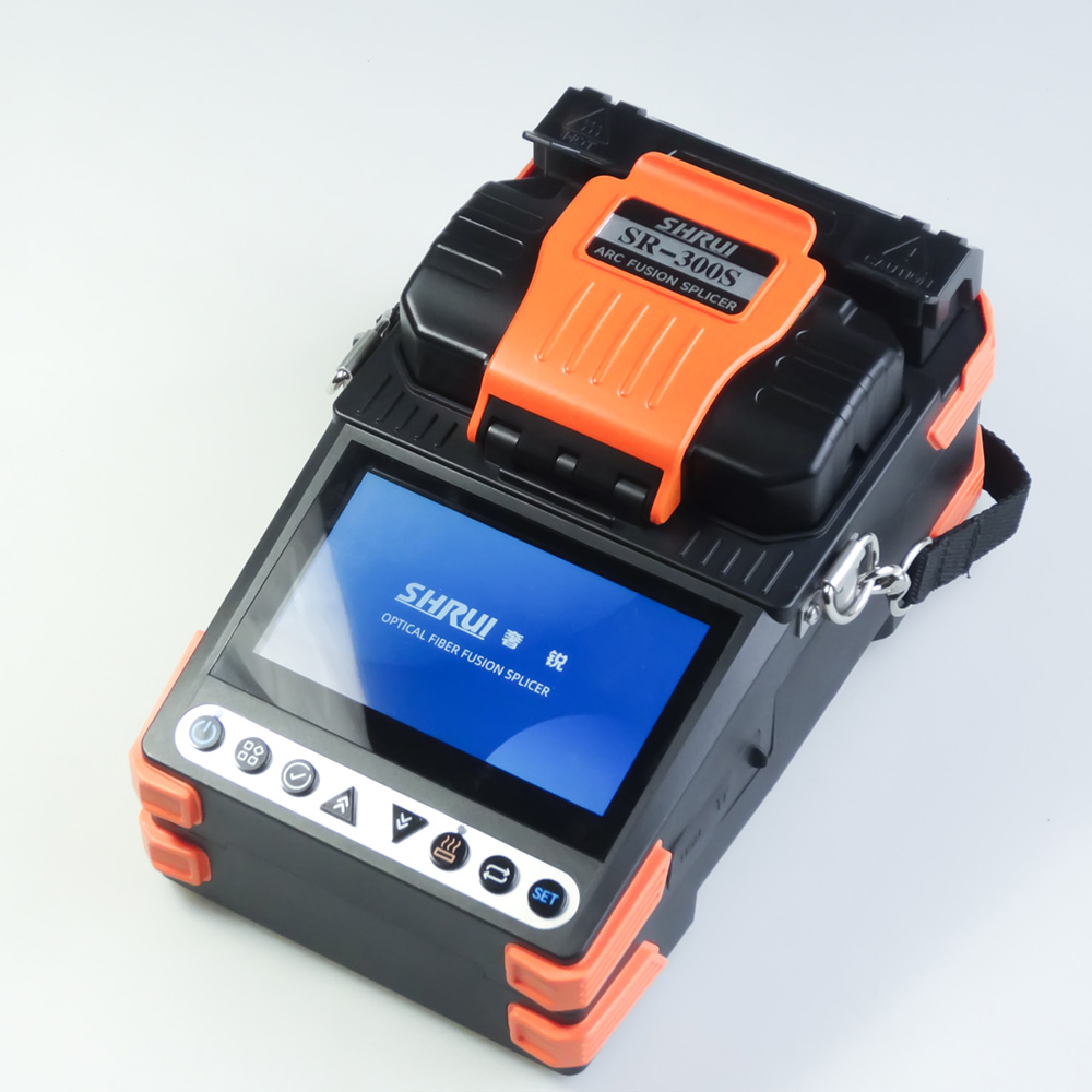 New SR-300S Fusion Splicer Auto Preheating Touch Screen with OPM&VFL